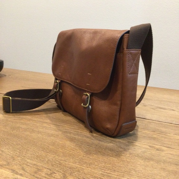 FOSSIL Buckner Bag - Brown - Genuine Leather - Picture 2 of 11